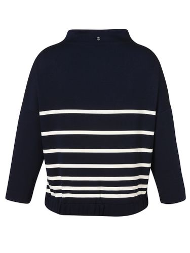 FRAPP Sweatshirt Kelchkragen 1/1 Arm Druck