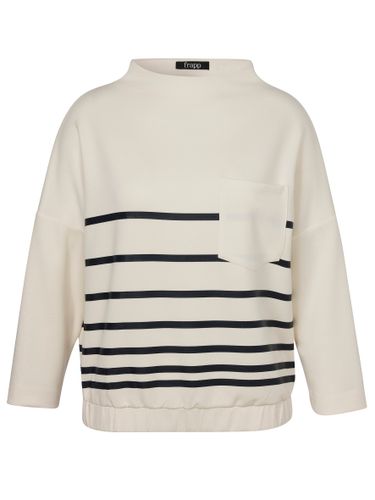 FRAPP Sweatshirt Kelchkragen 1/1 Arm Druck