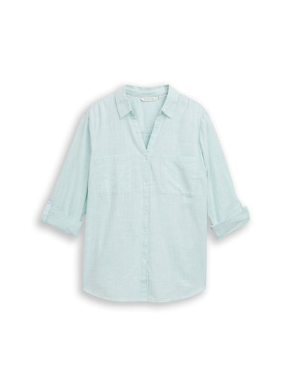 TOM TAILOR Plus Size - Bluse mit Brusttaschen 54