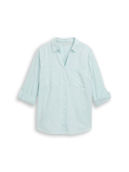 TOM TAILOR Plus Size - Bluse mit Brusttaschen 54