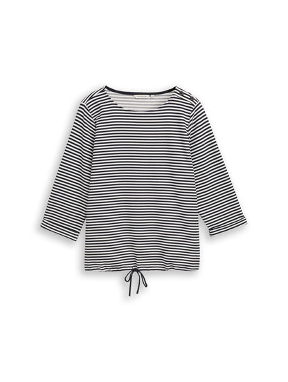 TOM TAILOR Plus Size - Langarmshirt mit Knopf-Details