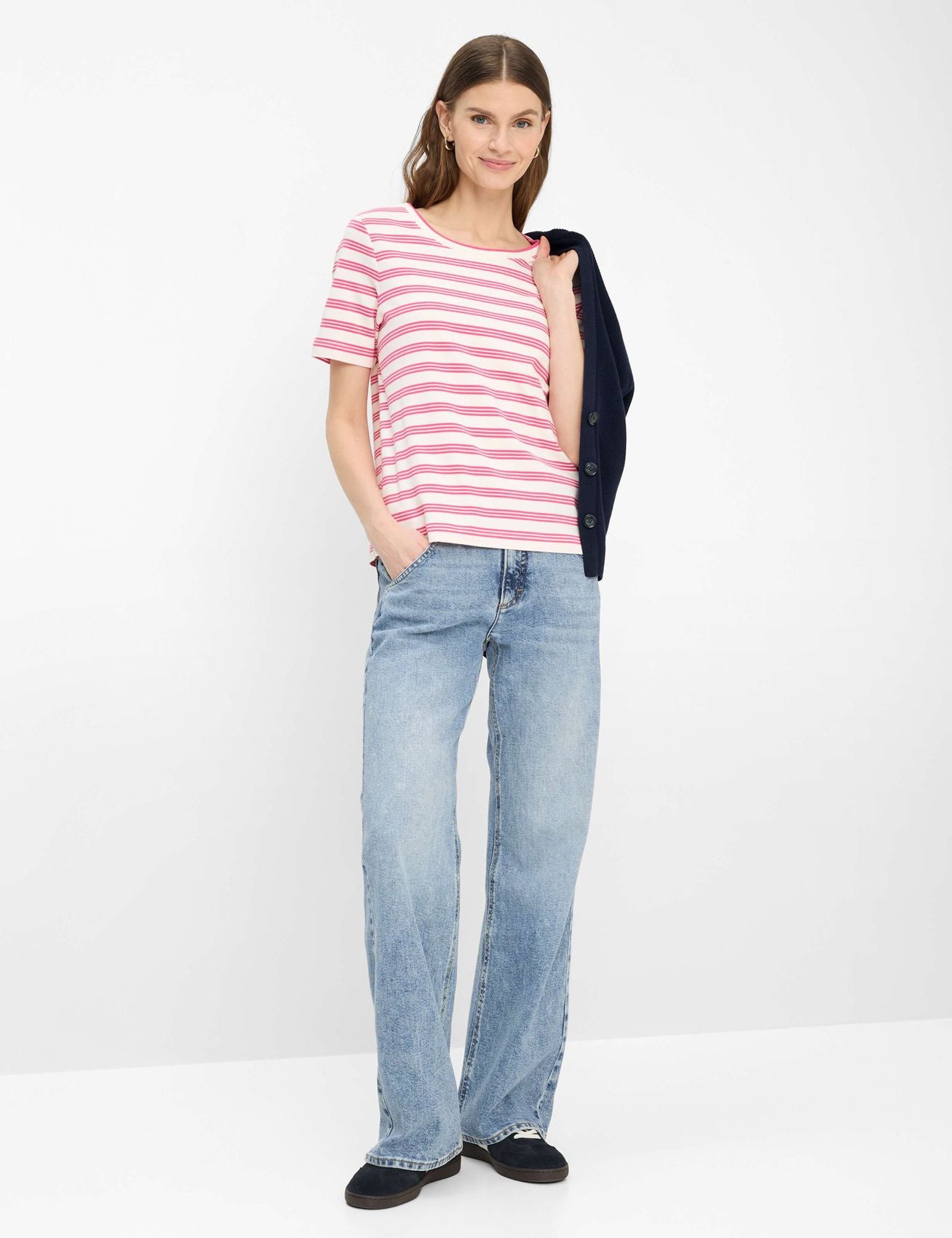 BRAX Gestreiftes T-Shirt "Cira S"
