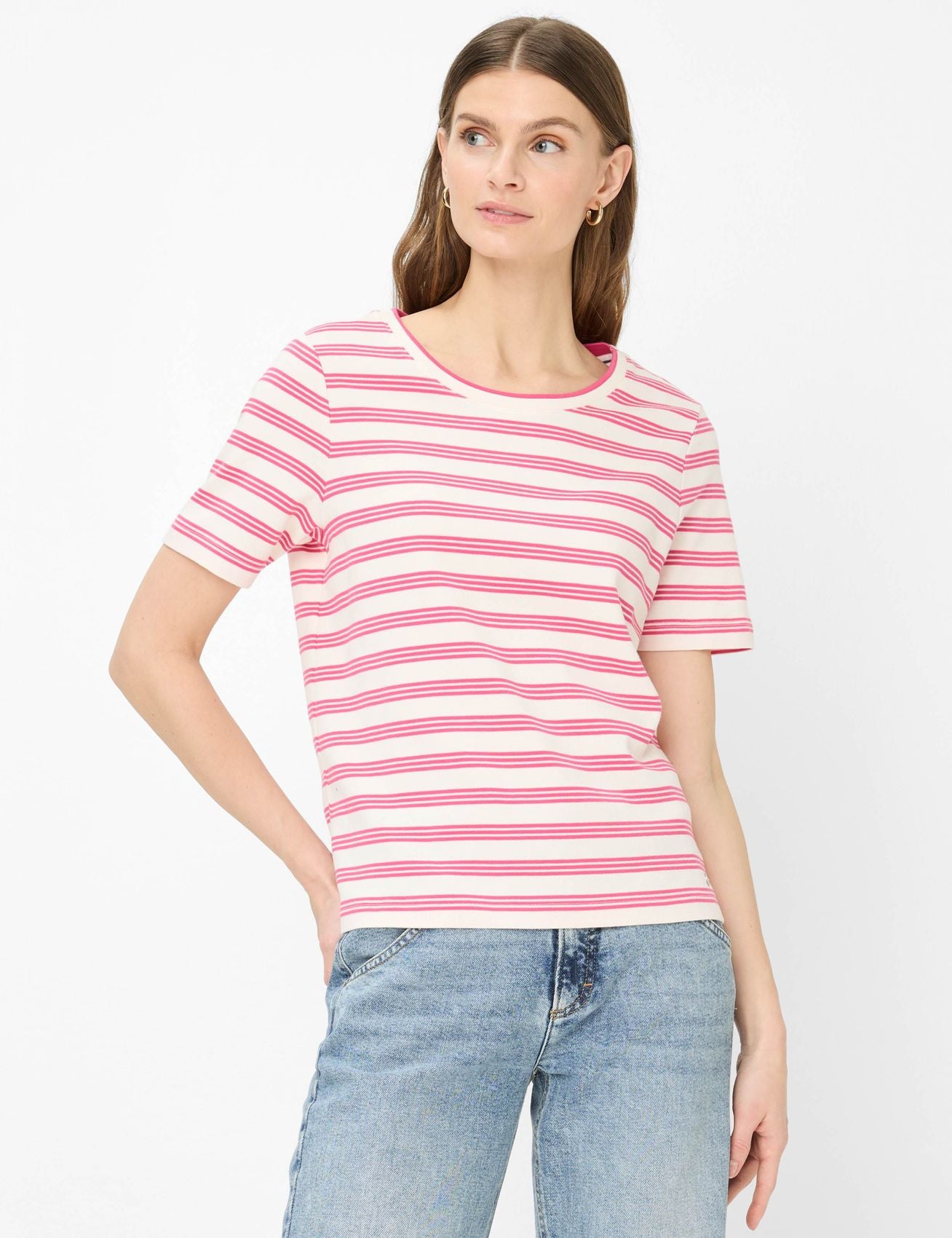 BRAX Gestreiftes T-Shirt "Cira S"