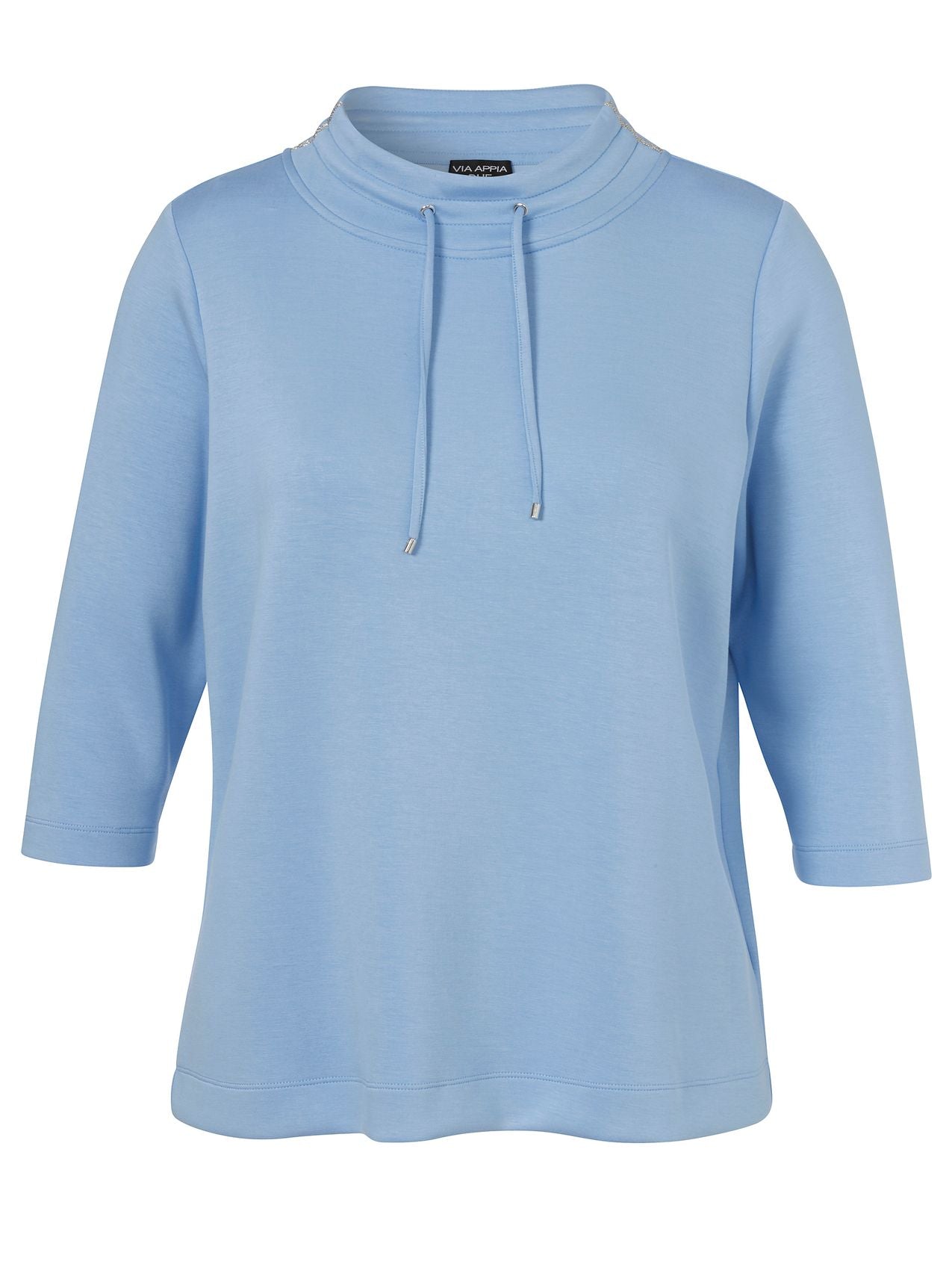 VIA APPIA Sweatshirt Kragen 3/4 Arm