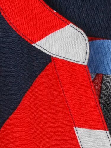 VIA APPIA Bluse V-Ausschnitt 1/1 Arm Druck