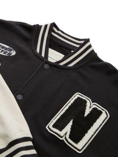 TOM TAILOR Oversize Sweatjacke mit Bomberkragen