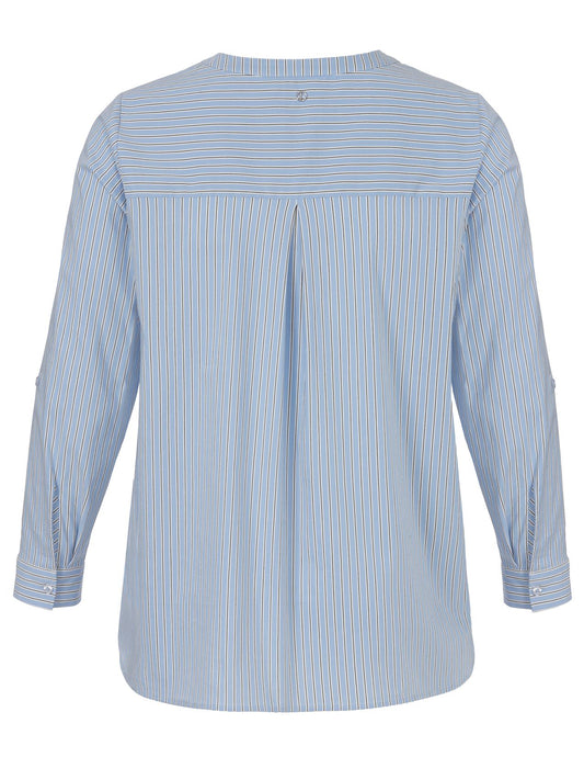 FRAPP Bluse V-Ausschnitt 1/1 Arm