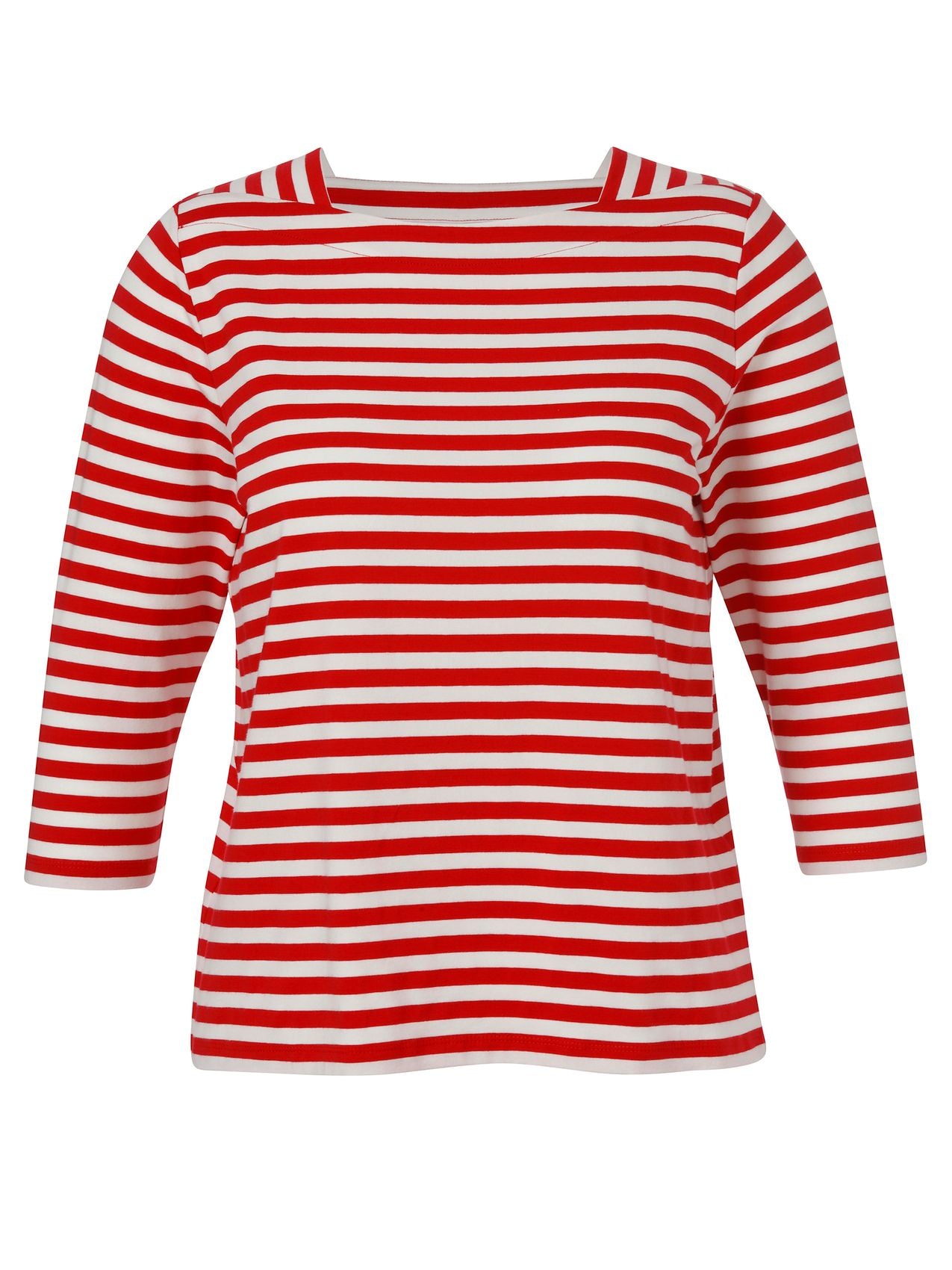 T-Shirt Karree 3/4 Arm Ringel