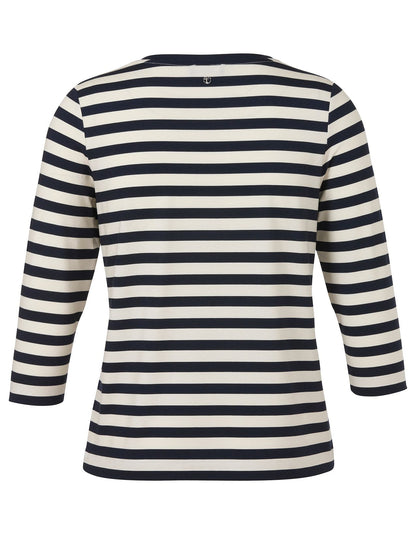 T-Shirt Rundhals 3/4 Arm Druck