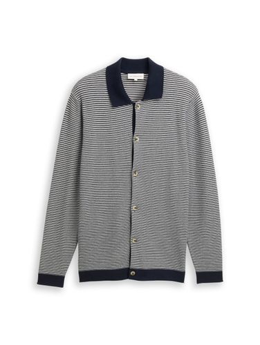 TOM TAILOR Strickjacke mit Polokragen