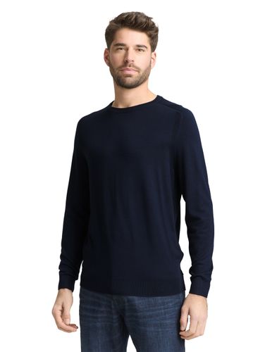 TOM TAILOR Basic Strickpullover mit Rundhalsausschnitt