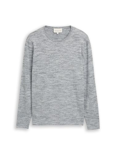 TOM TAILOR Strickpullover in Melange-Optik L