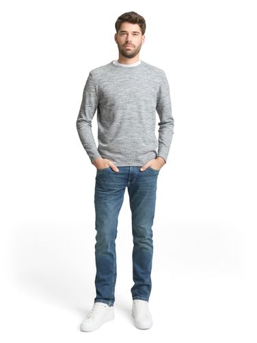 TOM TAILOR Strickpullover in Melange-Optik