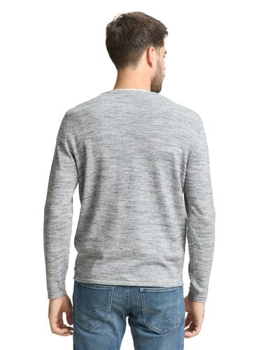 TOM TAILOR Strickpullover in Melange-Optik