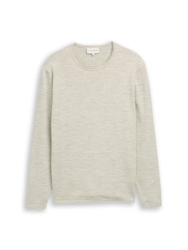 TOM TAILOR Strickpullover in Melange-Optik