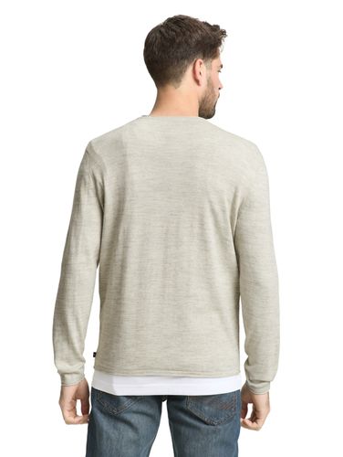 TOM TAILOR Strickpullover in Melange-Optik