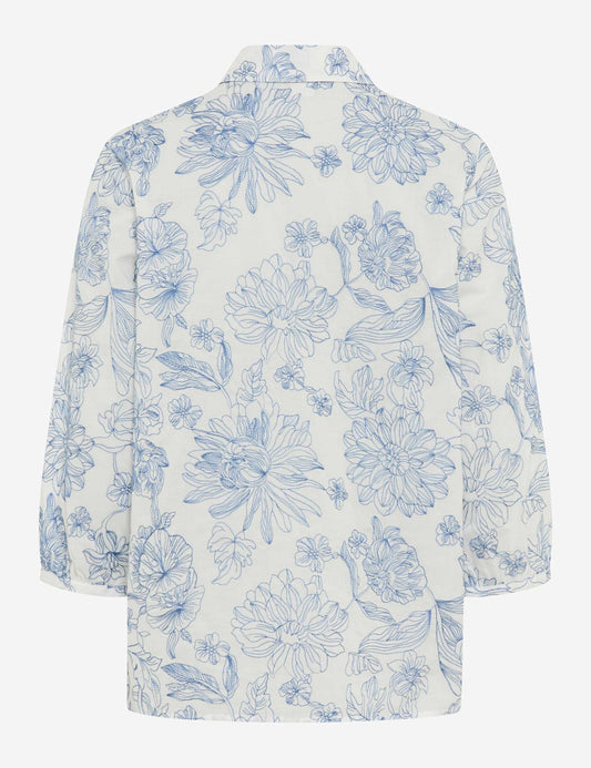 BRAX Bluse mit Blumenmuster "Vicki"