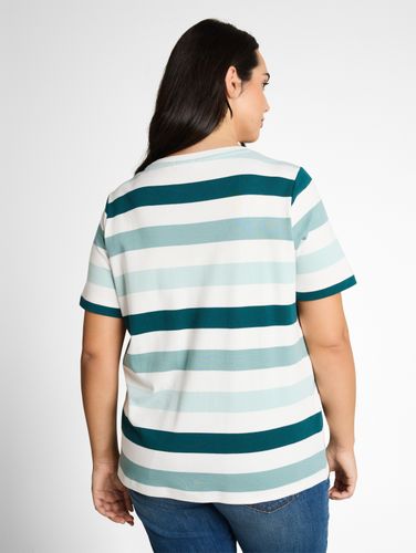 TOM TAILOR Plus Size - T-Shirt aus Baumwolle