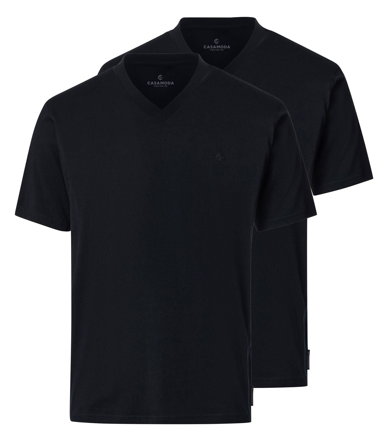 CASA MODA T-Shirt Halbarm Doppelpack 092600