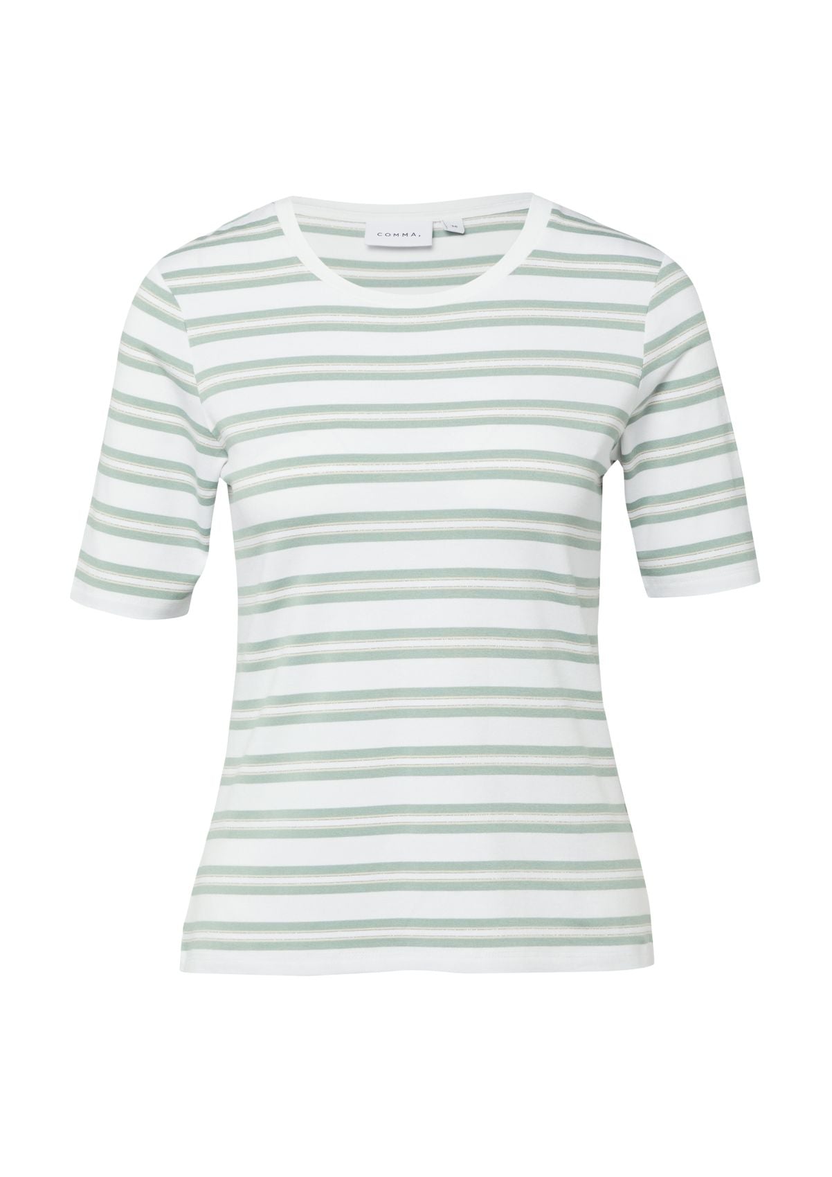 COMMA T-Shirt mit Streifenmuster 46