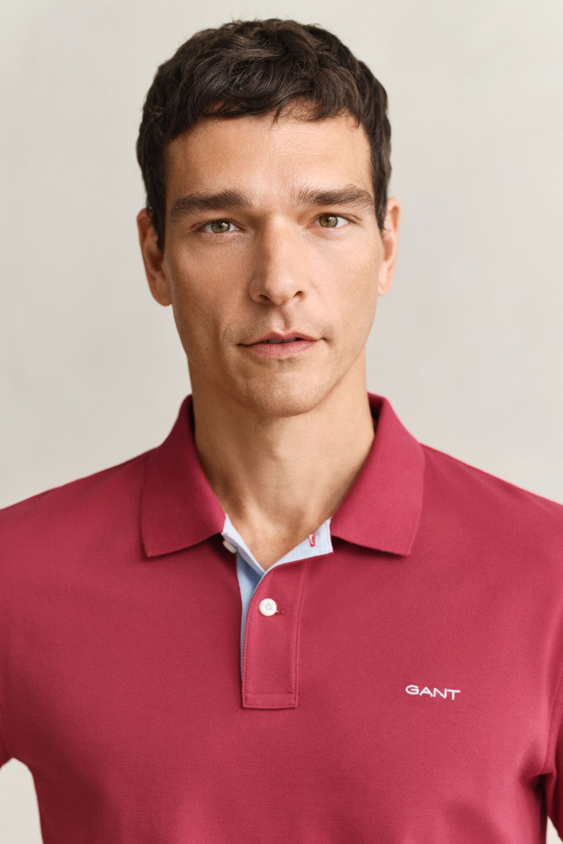 GANT Kontrast Piqué Poloshirt im Regular Fit