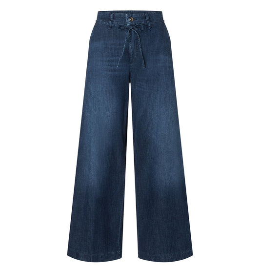 MAC Wide Leg Jeans mit Bindegürtel "Wendy"