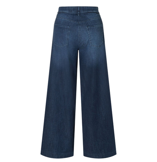 MAC Wide Leg Jeans mit Bindegürtel "Wendy"