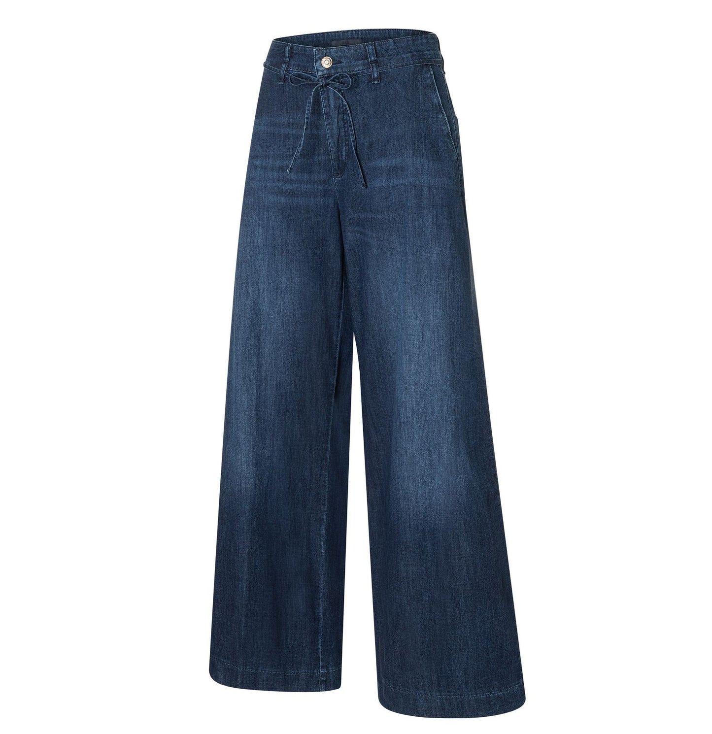 MAC Wide Leg Jeans mit Bindegürtel "Wendy"
