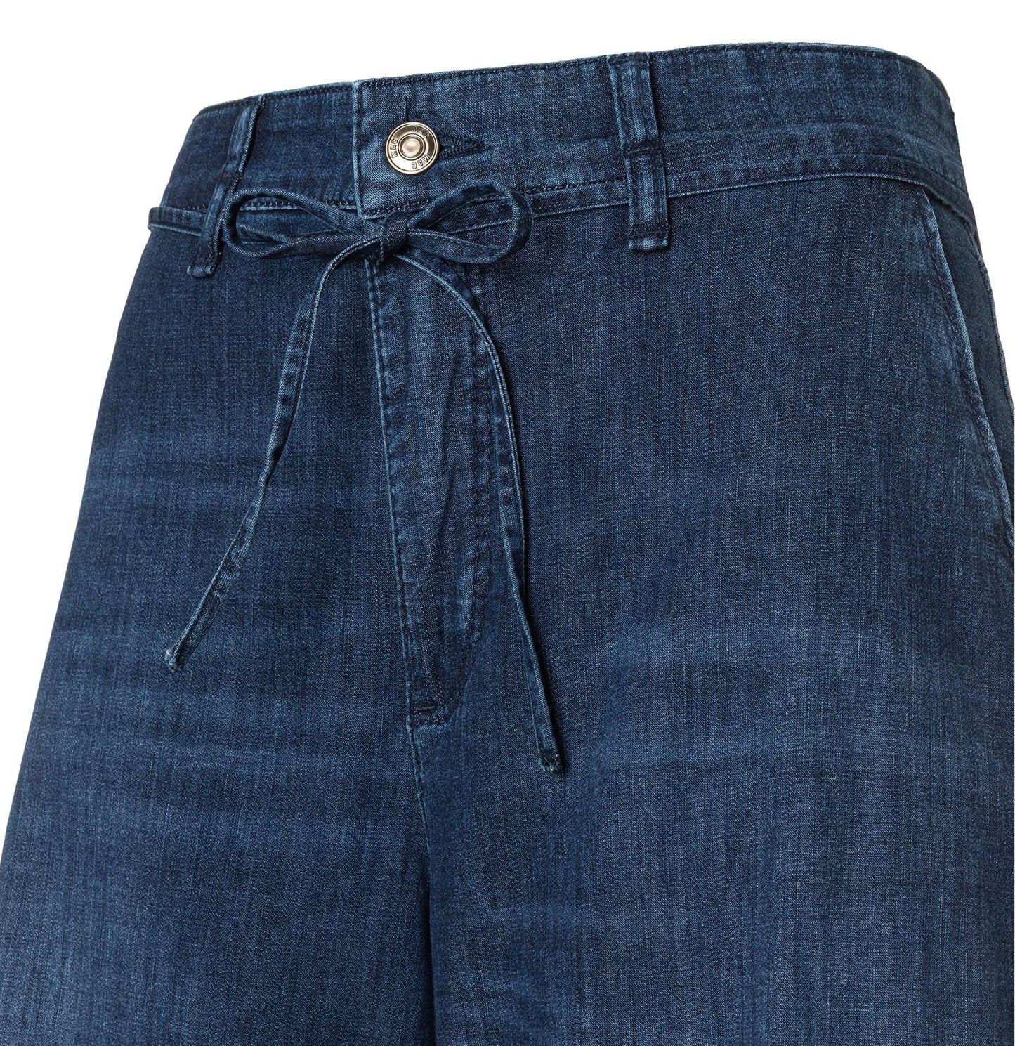 MAC Wide Leg Jeans mit Bindegürtel "Wendy"