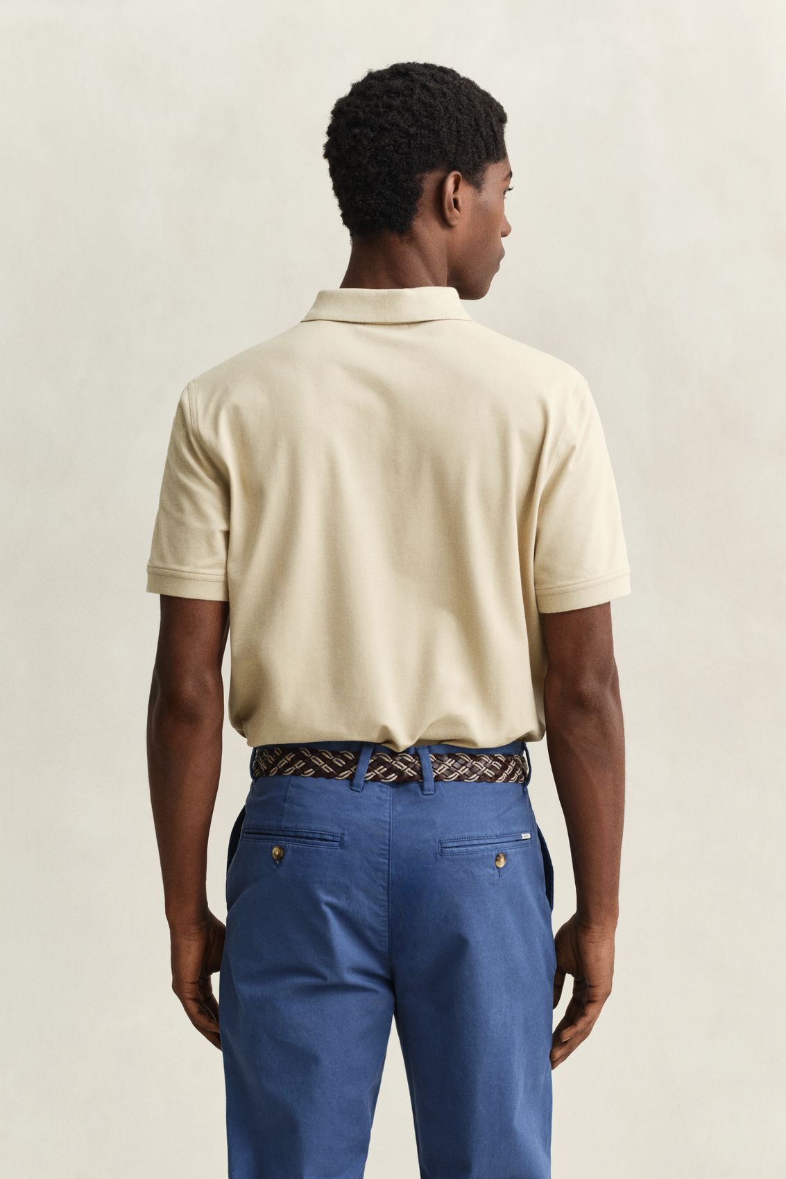 GANT Kontrast Piqué Poloshirt im Regular Fit