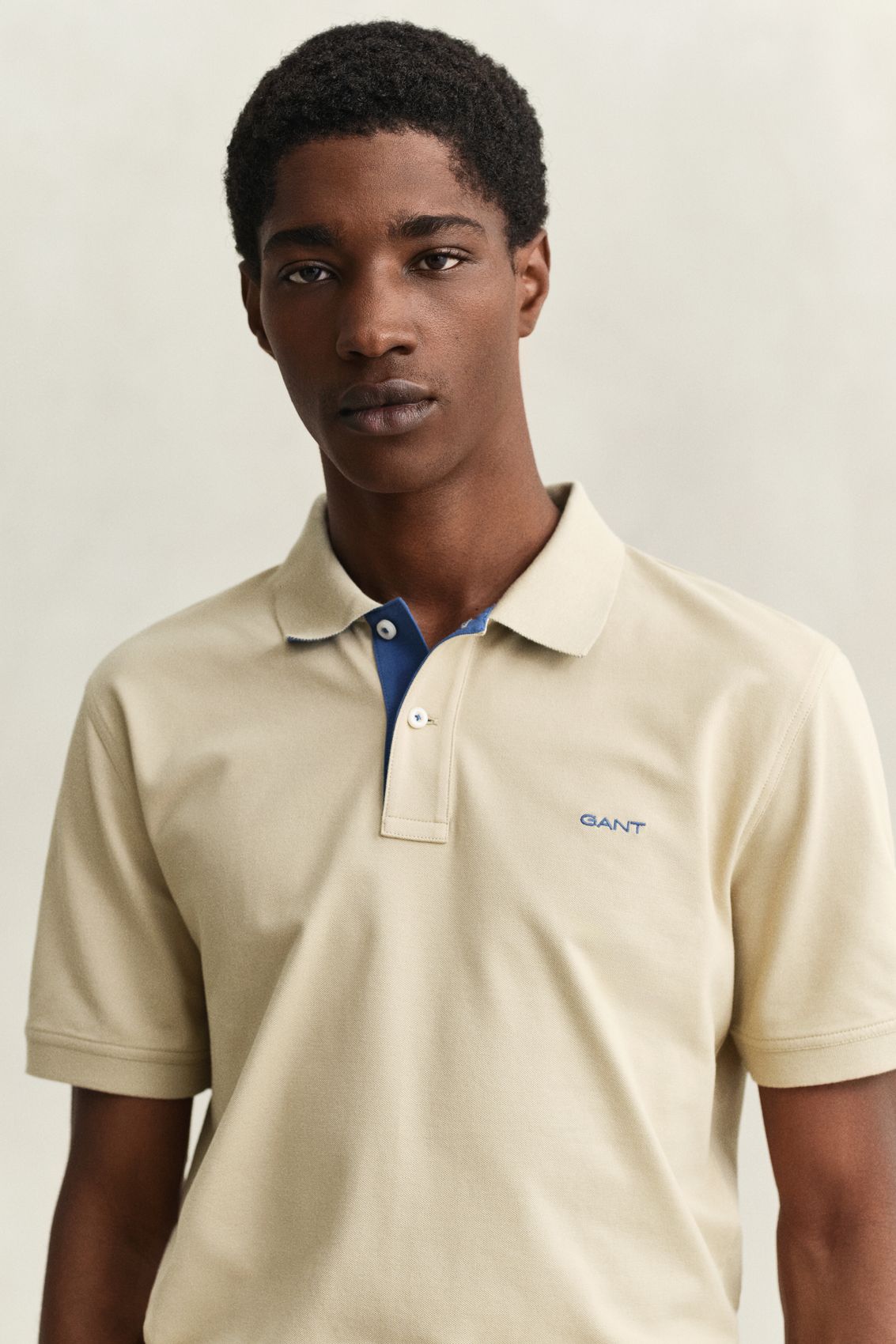 GANT Kontrast Piqué Poloshirt im Regular Fit