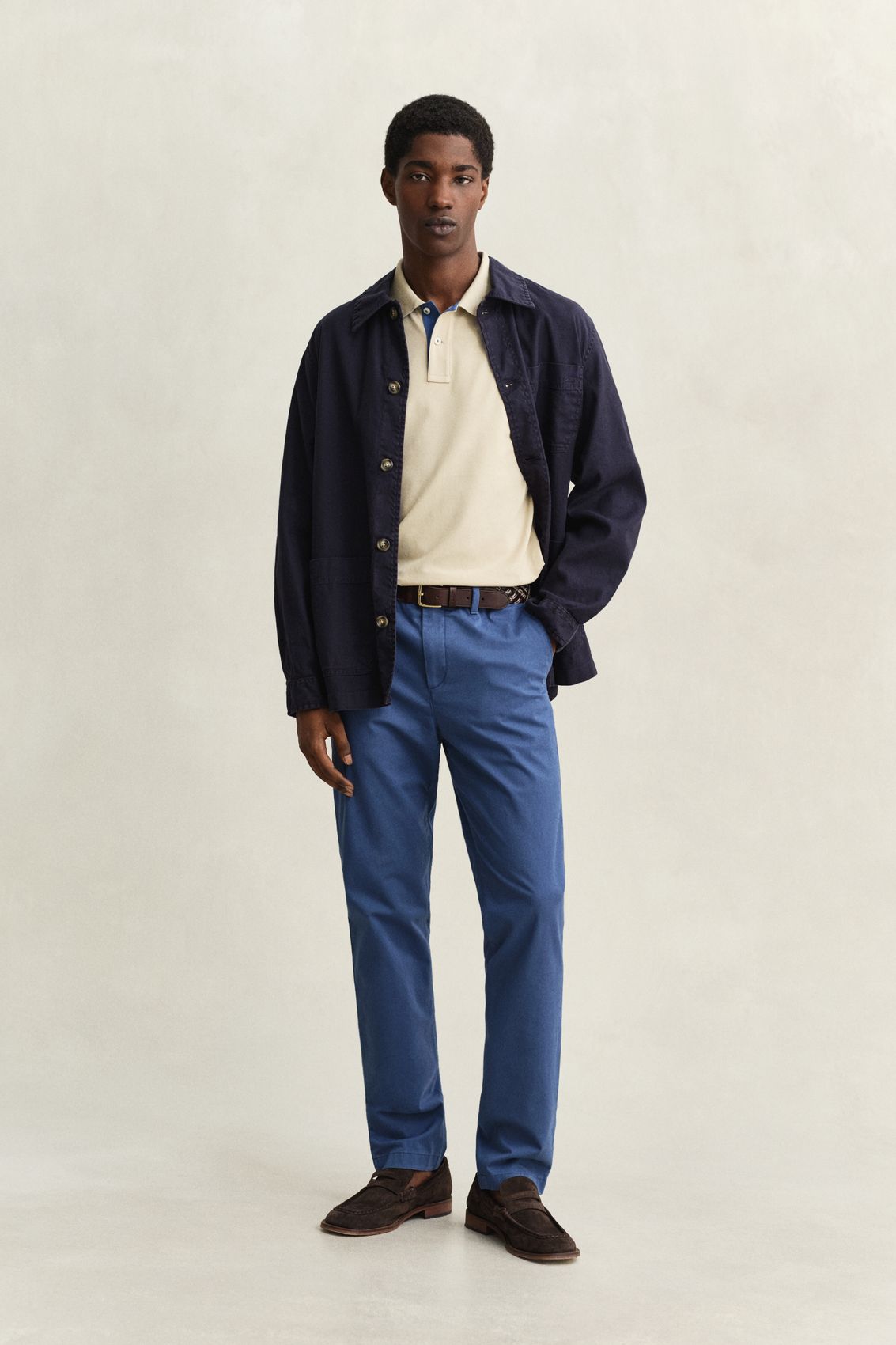 GANT Kontrast Piqué Poloshirt im Regular Fit