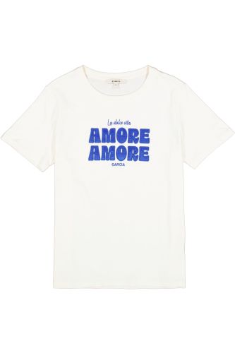 GARCIA T-Shirt mit Statement-Print