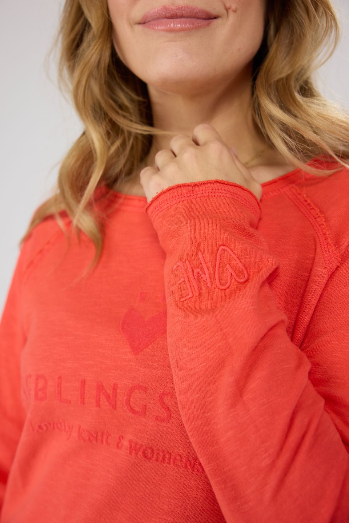 LIEBLINGSSTÜCK Sweatshirt mit Logoprint