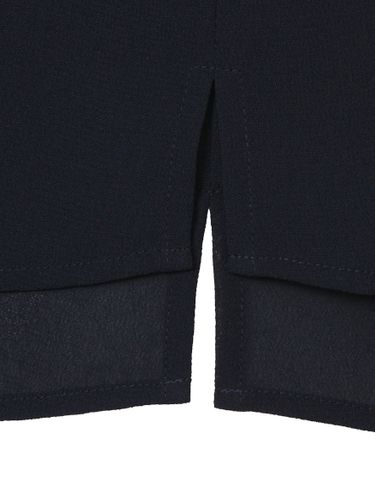 FRAPP Bluse Rundhals ohne Arm