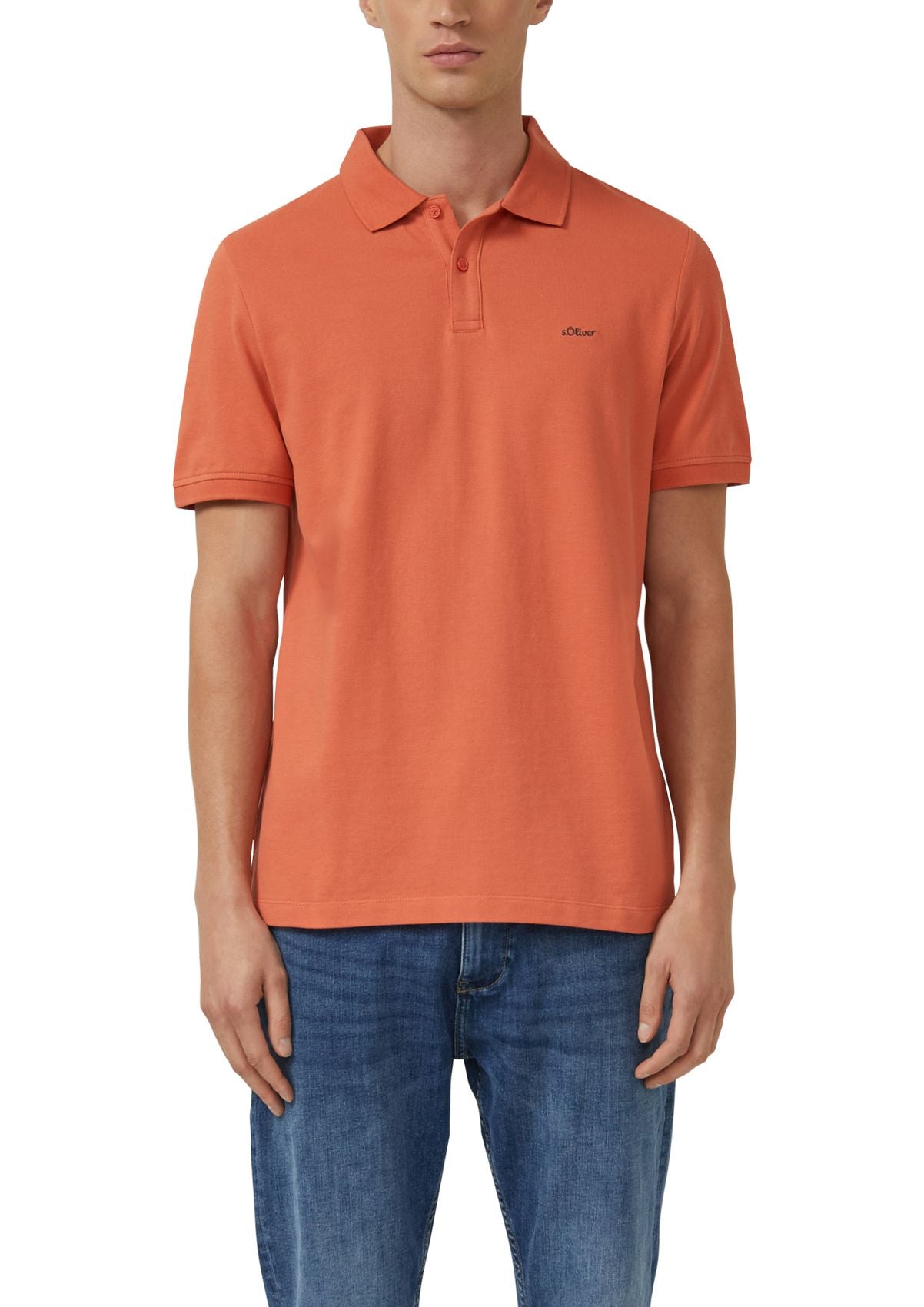 S.OLIVER Poloshirt aus Baumwollpiqué