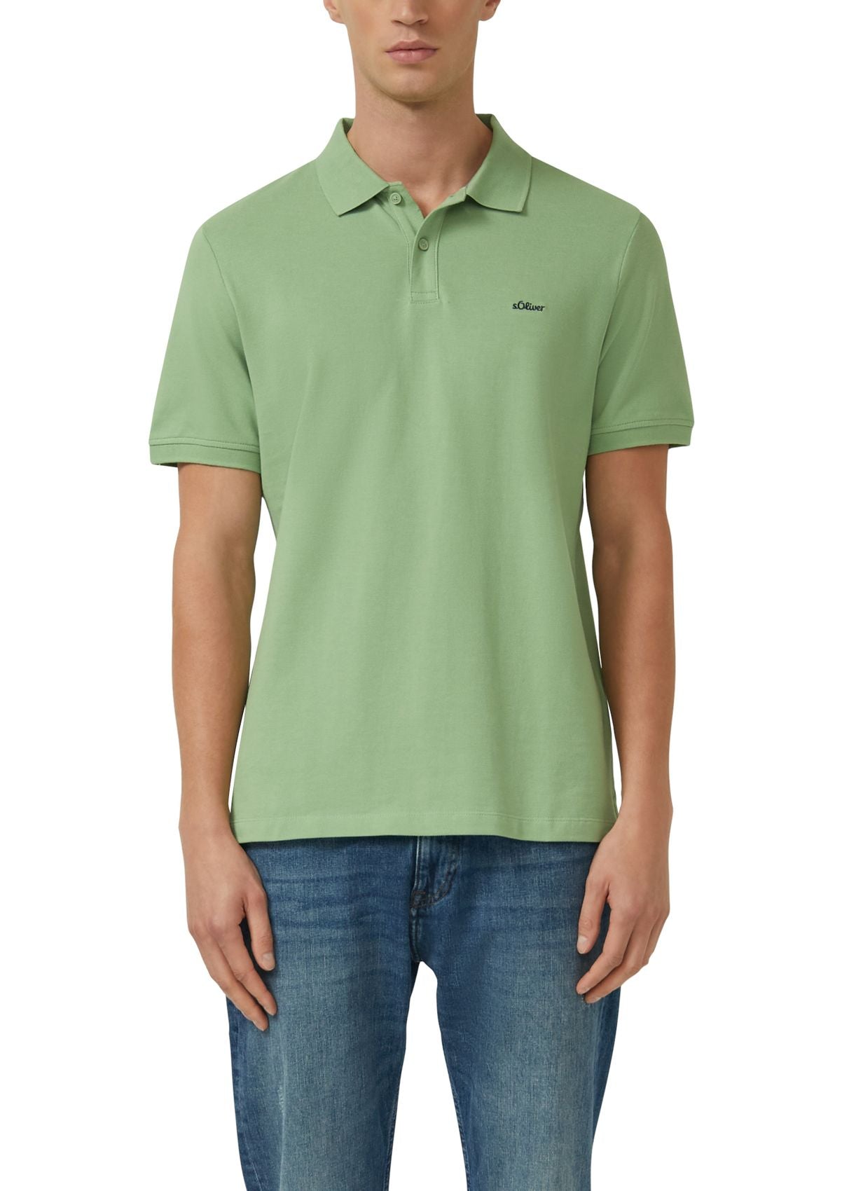 S.OLIVER Poloshirt aus Baumwollpiqué