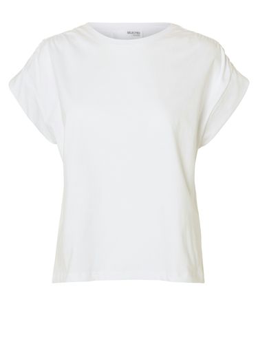 BESTSELLER SLFMILA GATHERED SS TEE