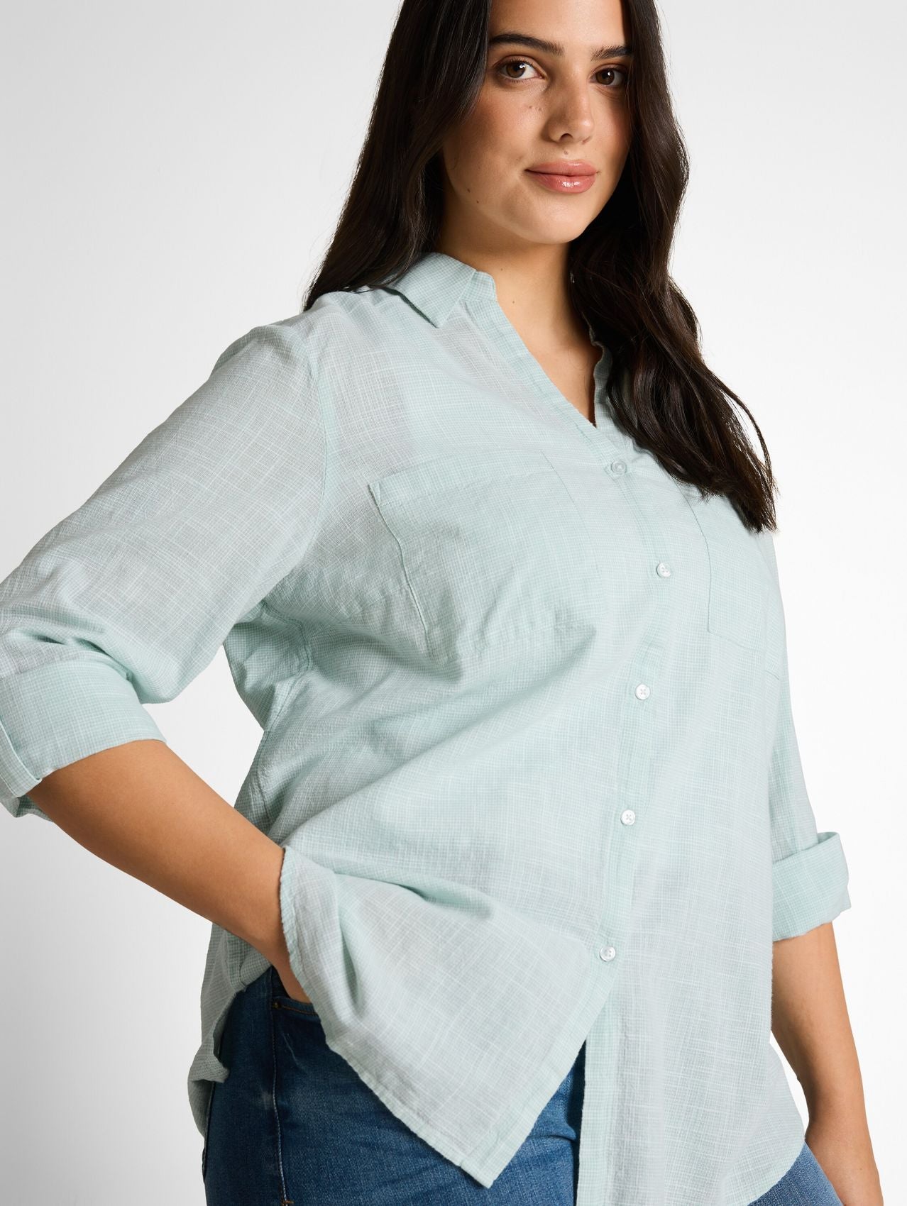 TOM TAILOR Plus Size - Bluse mit Brusttaschen