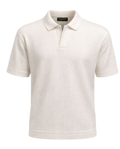 MARC O'POLO Poloshirt aus Ripp-Jersey
