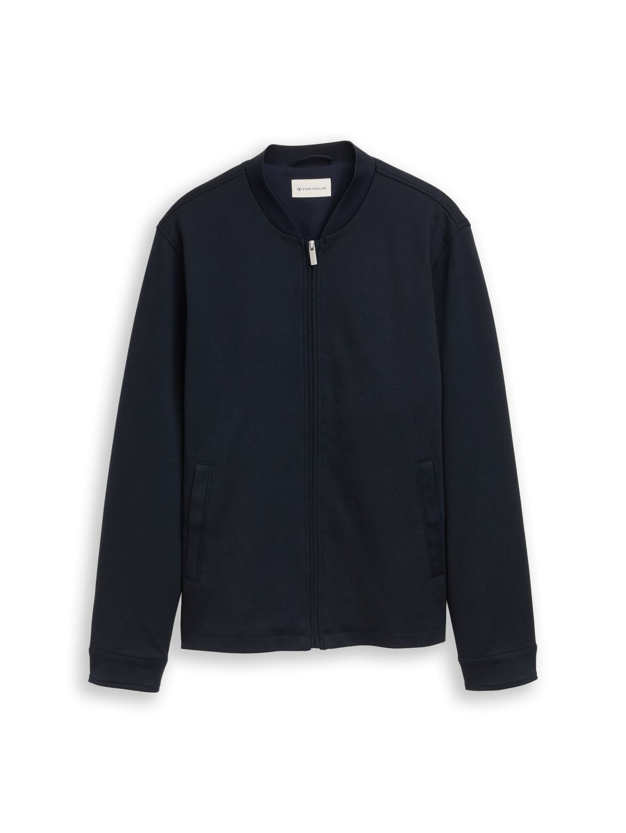 TOM TAILOR Piqué Bomberjacke mit Eingriffstaschen