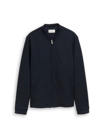 TOM TAILOR Piqué Bomberjacke mit Eingriffstaschen