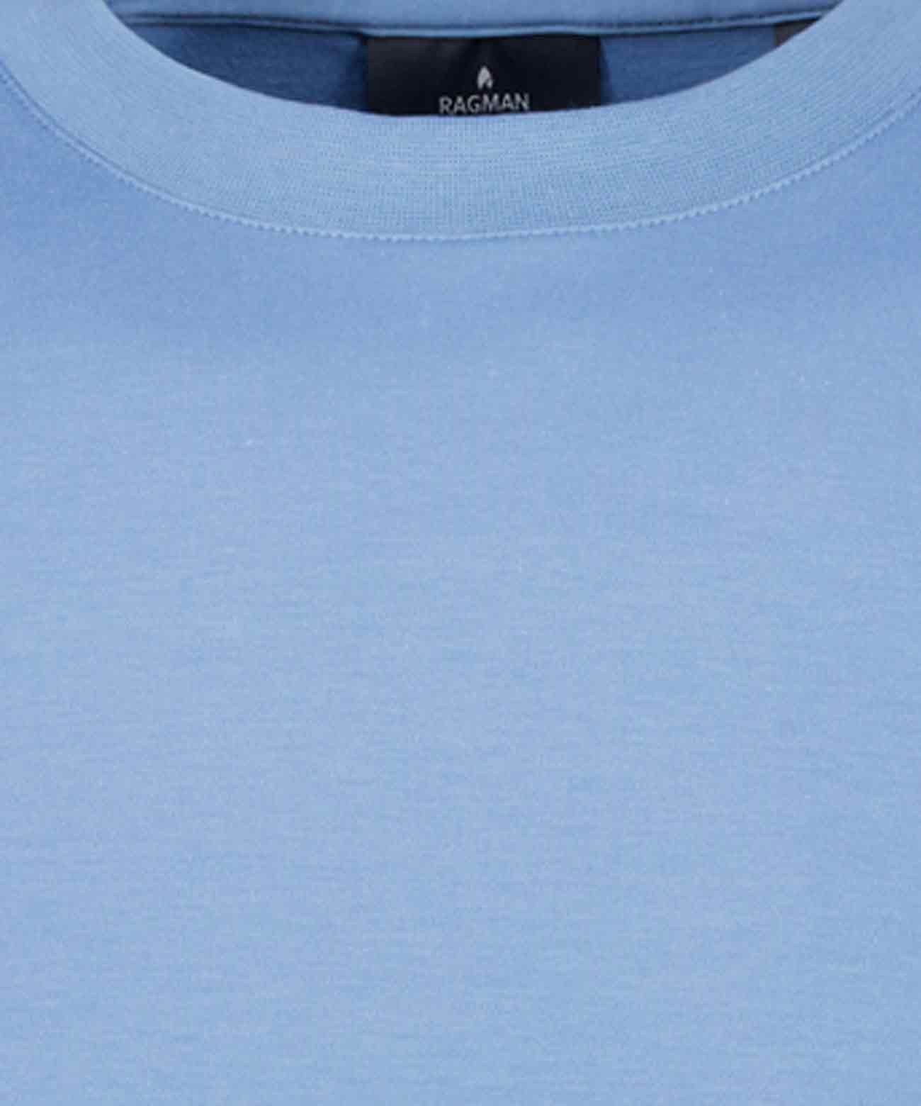 RAGMAN Pima T-Shirt Rundhals mit Bündchen