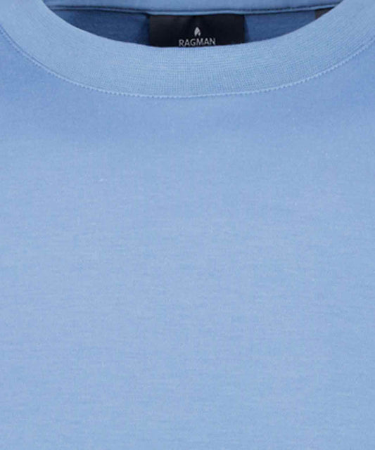 RAGMAN Pima T-Shirt Rundhals mit Bündchen