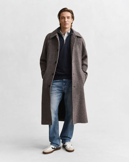 GANT Shield Sweatshirt mit halblangem Reißverschluss
