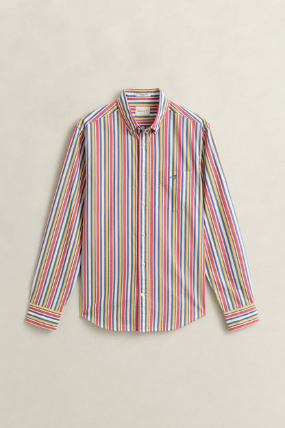 GANT Bunt gestreiftes Popeline-Hemd XL