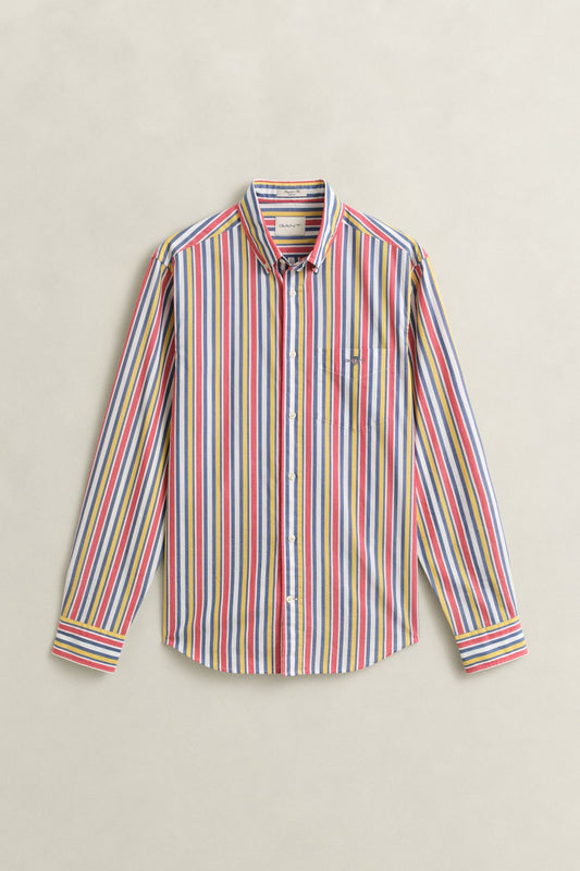 GANT Bunt gestreiftes Popeline-Hemd XL