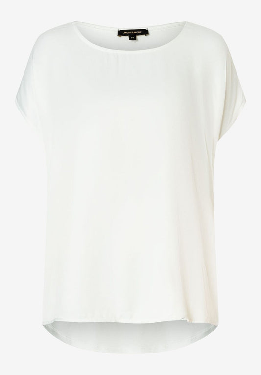 MORE & MORE Shirt mit Satinfront