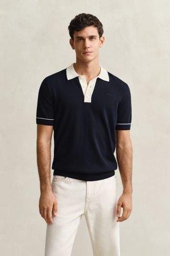 GANT Polopullover aus Baumwoll-Modal-Mix