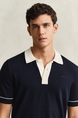 GANT Polopullover aus Baumwoll-Modal-Mix